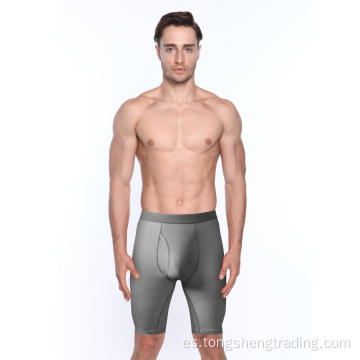 Pantalones cortos de los boxers de los hombres de algodón deportivo de sudor efectivos extendidos